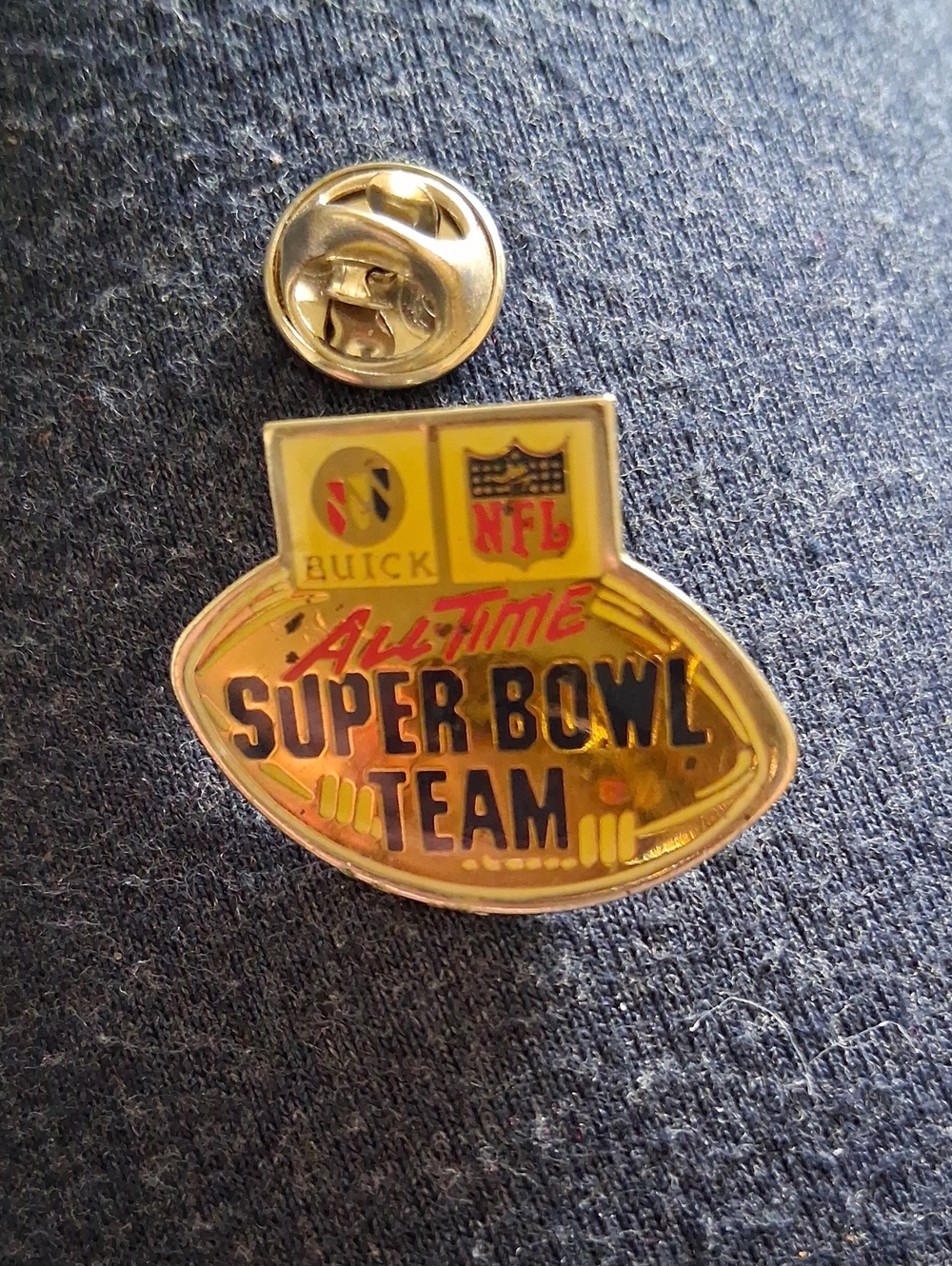 NFL All-Time Super Bowl Team Gold Lapel Pin